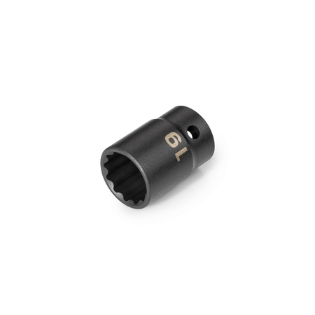 1/2 Inch Drive x 19 mm 12-Point Impact Socket -  TEKTON, SID22319